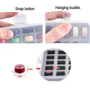 Bobbin Holder Storage Case/Sewing Box Thread Organizer Holds 56/60PCS Bobbins