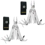 Leatherman 2 x Wave Plus + Stainless Steel Multi-Tool & Nylon Sheath