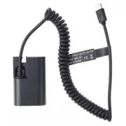PD Type-C to LP-E6 Dummy Battery DR-E6 DC Coupler For Canon 5D2 7D R5 R6 80D 90D