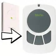 Merlin E128M Garage Door Wall Button Genuine Suit Merlin MR850EVO E128M x1