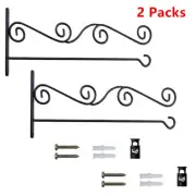2 Packs Flag Holder Bracket Wall Hanger Porch Mailbox Post Metal Flag Stand