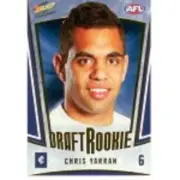 2009 Select AFL Champions Draft Rookie Card DR6 Chris Yarran (Carlton)