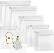 MOKKHNB 150pcs Jewelry Travel Organizer Pouches Self Seal Tarnish Bags for Jewelry Storage Pouches Various for Travel and Small Business