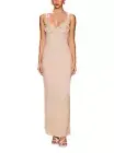 Sonya Moda Dress Amar Maxi Dress Natural Beige Size 14 AU/UK 10 US