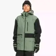 Quiksilver Highline Pro 3L GORE-TEX Jacket Sz-L Wreath Green Originally $560
