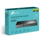 TP-Link TL-SG105-M2 5-Port 2.5G Desktop Switch, Up To 25G Switching Capacity, Co