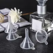 2/6Pcs Mini Small Plastic Funnels For Perfume Liquid Filling Empty USD Oil O6H7