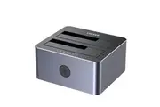 Unitek Y-3026-AU SB3.0 to Dual SATA HDD Aluminium Docking Station with Offline