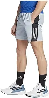 [adidas] Men's Own The Run SHO Shorts, Blue/Black