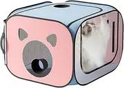 Krujecnt Pet Hair Dryer Box, Foldable Pet Drying Box, Portable Dog Drying Box, Dog Bathing and Grooming Tent, Hair Clearing Bags for Cats and Small Dogs Puppies