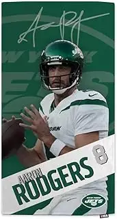 Great Branding New York Jets NFLPA Aaron Rodgers Beach Towel Bath Towel Bath Towel Bath Towel Beach Towel in 150 cm x 80 cm