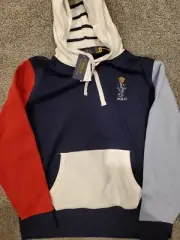 Ralph Lauren Polo Bear Pullover Hoodie New Tags Size Lage L NWT