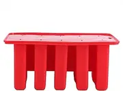SOULONG Ice Cream Maker Silicone Ice Cream Tray 10 Cells with Lid Cover for DIY Lolly Yogurt Pudding Large Capacity Food Grade Safe Non-Stick