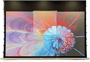 Screen in-Ceiling Recessed 3D 4K Electric Motorized Projector Projection Screen Hidden in The Ceiling Save Space Projection Screens(110 inch)