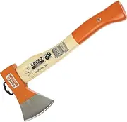 Bahco Camping Axes with Curved Ash Wood Handle and Yankee Pattern, 500 mm Length