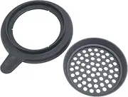Flour Sieve and Lid Set, PP Dough Sieve for Thermomix TM5 for TM6, Versatile Food Processor Flour Sieve, Easy to Use Efficient Mixer Bowl Dough Sieve for Cooking Enthusiasts