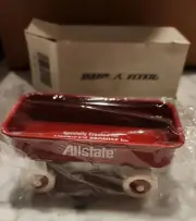 Mini Radio Flyer Red Wagon Allstate Insurance Advertisement Promotional Toy