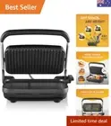 Café Style 2-Slice Sandwich Press and Maker| AnyHeightâ„¢ Control for Breafas...