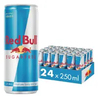 在飛比找PChome精選優惠-Red Bull 紅牛無糖能量飲料 250ml (24罐/箱