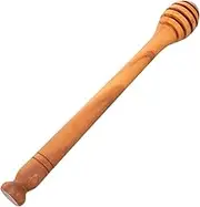 CONGARTENO Wooden Honey Dipper Stick Honey Stirring Rod for Easy Dispensing Multi Function Jam Stirrer Comfortable Handle for Home Use