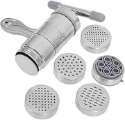 MAGICLULU 6pcs Manual Honey Extractor and Pasta Machine Set Stainless Steel Beekeeping Tool with Pressure Noodle Maker with Multiple Molds for Household Use