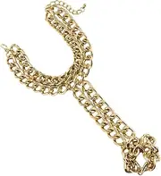 [HAPINARY] Unique Punk Style Metal Bracelet Creative Wrist Chain Fashion Wrist Decoration