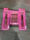Hot Tamales On Fire Red Matte Lip Cream/Gold Gloss/ Press On Nails 2024