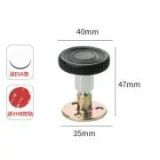 2Pcs Headboard Stoppers, Adjustable Bed Frame Anti-Shake (46-64mm)