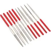 luzen 10Pcs Needle File Set Mini Needle Jewelry Diamond File Small File