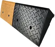 Threshold Ramp, Rubber Threshold Ramp, Solid Rubber Ramp, Anti-Slip Heavy Duty Shed Ramp for Car, Threshold Ramp for Wheelchair, Threshold Ramp for Doorways (Size : 100x25x9cm)