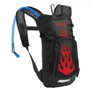 Camelbak Mini MULE 1.5L Kids Sports Hydration Pack - Black / Flames