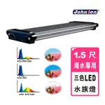 【中藍行】1.5尺三色水舞LED海水水族燈 CS040-15-M(水族 海水 水族燈 海水燈 跨燈 顯色 海水魚 珊瑚)