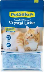 PetSafe ScoopFree Premium Fresh Scent Crystal Cat Litter, Superior Odor Control
