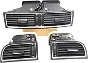 Interior Dash AC Air Outlet Vent Grill Compatible for Skoda Superb 2 MK2 3T 2009 2010 2012 2013 2014 2015 3T0820951 3T0819701 3T0819702