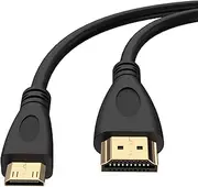 Alitutumao Canon Mini HDMI to HDMI Cable Camera to TV Adapter Monitor Cable Compatible with Canon PowerShot ELPH EOS Rebel DSLR SL1 SL2 T1i T2i T3 T3i T4i T5 T5i T6 T6i T6S T7 T7i HDMI Cord