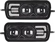 Daytime Running Lights Compatible With LADA Niva 4X4 1995 With Running Turn Signal Car Styling Accessories DRL Turn Signal