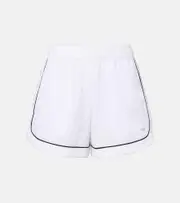 [Alo Yoga] Alo Yoga Motivate logo shorts AU 12 white