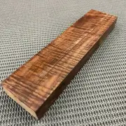 CW247 Curly Claro Walnut Billet Block Carving Craft Knife Handle Game Call 11.1"