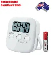 MAGNETIC KITCHEN LCD DIGITAL CLOCK COUNT DOWN EGG TIMER 99 MINUTE COOKING ALARM