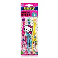 在飛比找樂天市場購物網優惠-【美國 FIREFLY】HELLO KITTY兒童牙刷(3入