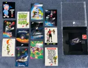 Michael Jordan 1993 Nike Space Jam 12 Sticker PROMO SET w/Case Warner Bros