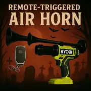 Drill Train Horn Double Ryobi 18v With Remote Trigger Battery And Charger
