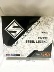 ASRock X670E Steel Legend ATX Motherboard – AM5, DDR5, PCIe 5.0, WiFi 6E, USB-C