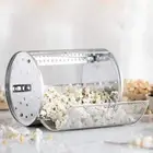 Stainless Steel Rotary Grill Basket BBQ Roaster Spit Rotisserie Oven Baking Cage