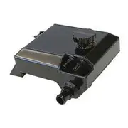 Aeroflow Fabricated Radiator Overflow Tank - Black, AF77-1022BLK