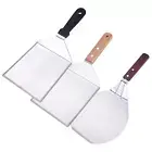 Pizza Cutter Scraper Shovel Paddle Stainless Steel Turning Bread Peel Cake Tools
