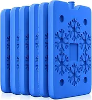 6 Pcs Ice Pack, Reusable and Long Lasting, Slim and Lightweight Can Be Placed in Lunch Box, BPA Free, for Freezer Lunch Ice Pack, Work, Outdoor, Camping Cool Bags, Ice Box Keep Food Fresh