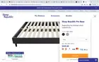 Quality King bed base - new in box