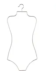 Arekuaei Rose Gold Wire Body Shape Metal Display Bikini Swimwear hanger-10 of Pack (Rose Gold)