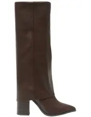 [Ravella] Deputy Knee Boots in Chocolate Smooth